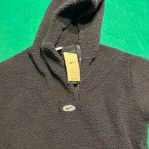 Nike Girls Black Fleece Hoodie